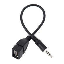 Aux Audio Cable To Usb, Usb To 3.5mm Adapter,