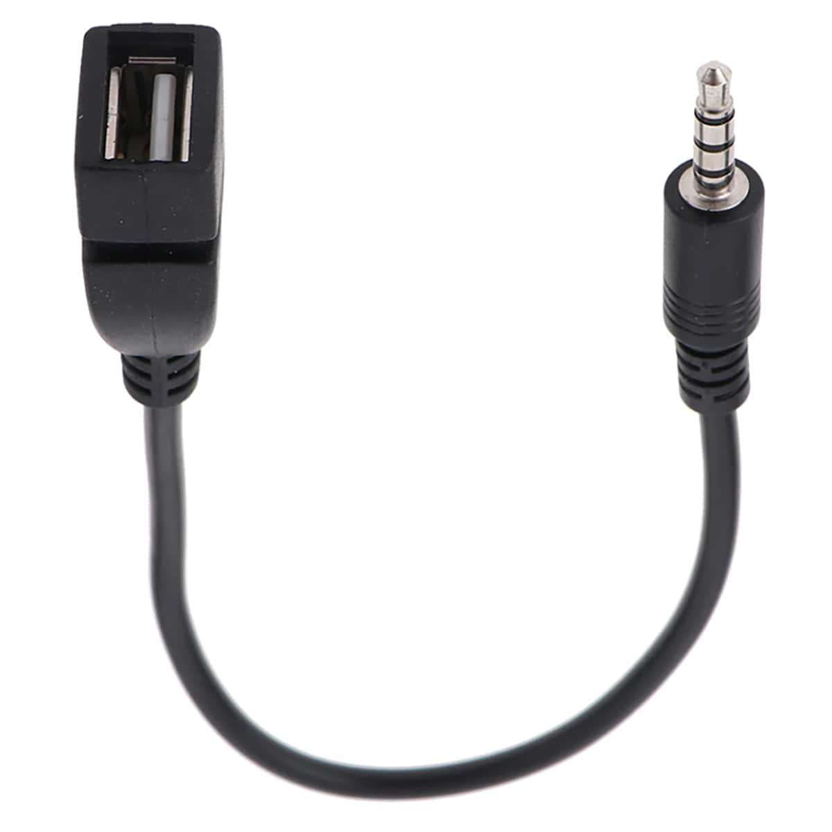 Aux Audio Cable To Usb, Usb To 3.5mm Adapter,