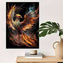 1pc frameless Phoenix Canvas Wall Art For Home Decor,