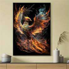 1pc frameless Phoenix Canvas Wall Art For Home Decor,
