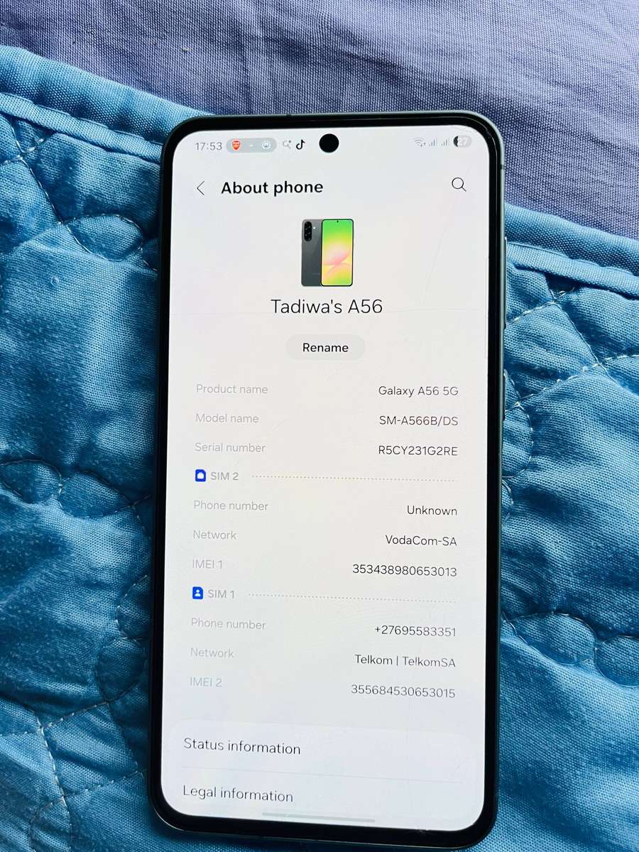 Samsung Galaxy A56 Smartphone 256GB 8GB RAM Dual SIM NFC 50MP Camera