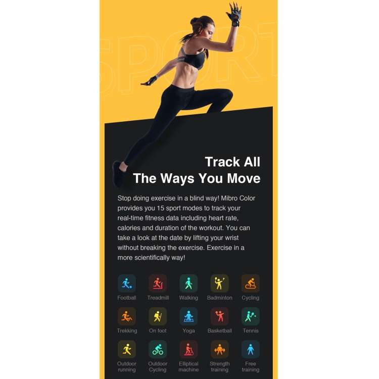 Original Xiaomi Youpin Mibro Color Smart Watch