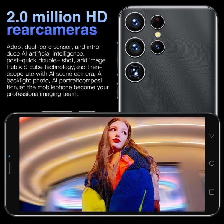 Smart Phone S22 Ultra / T83, 512MB+4GB, 5.0 inch Screen