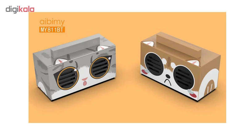 Portable bluetooth retro new creative speaker, cartoon gift