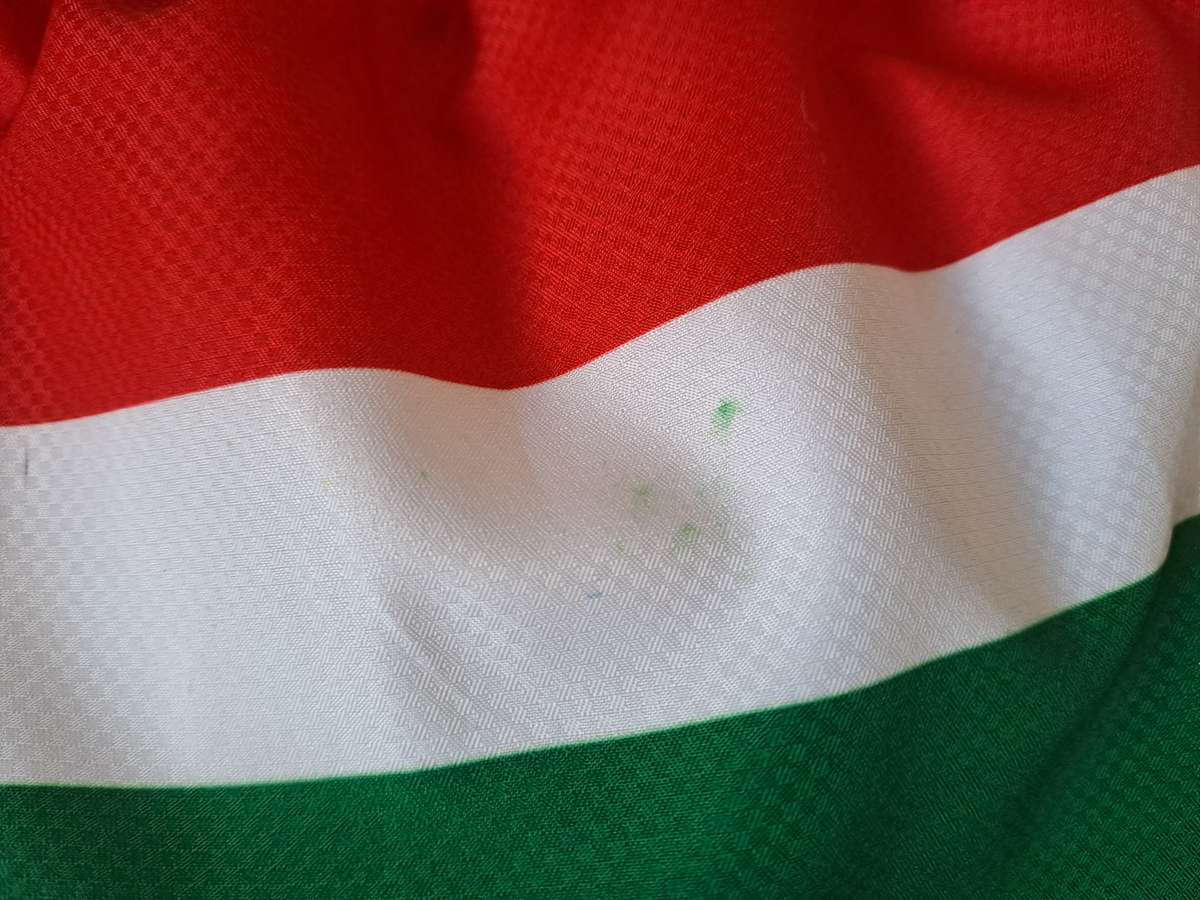 SA Flag square leg running shorts unisex with flaw - Medium (M)