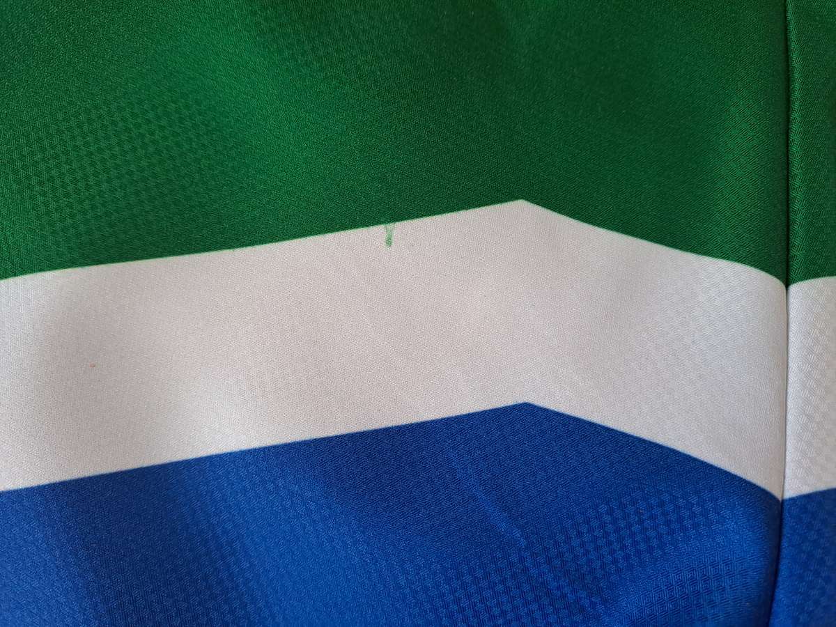 SA Flag square leg running shorts unisex with flaw - Medium (M)