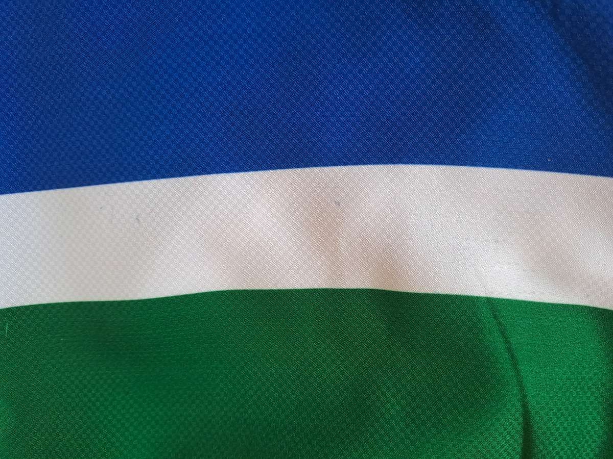 SA Flag square leg running shorts unisex with flaw - Medium (M)