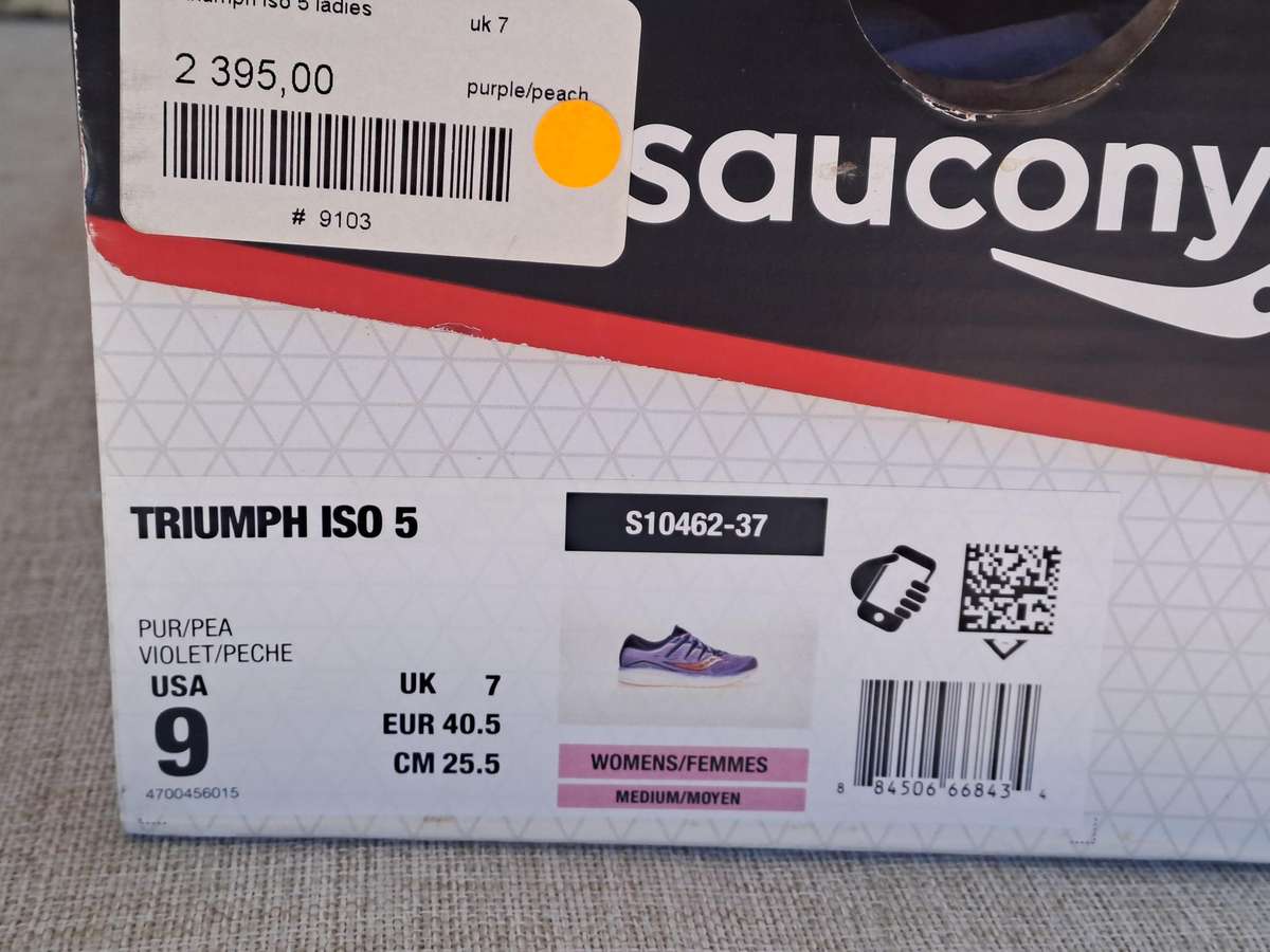 Saucony Triumph ISO 5 ladies running shoe - Size UK 7 / US 9 / EUR 40.5 / CM 25.5