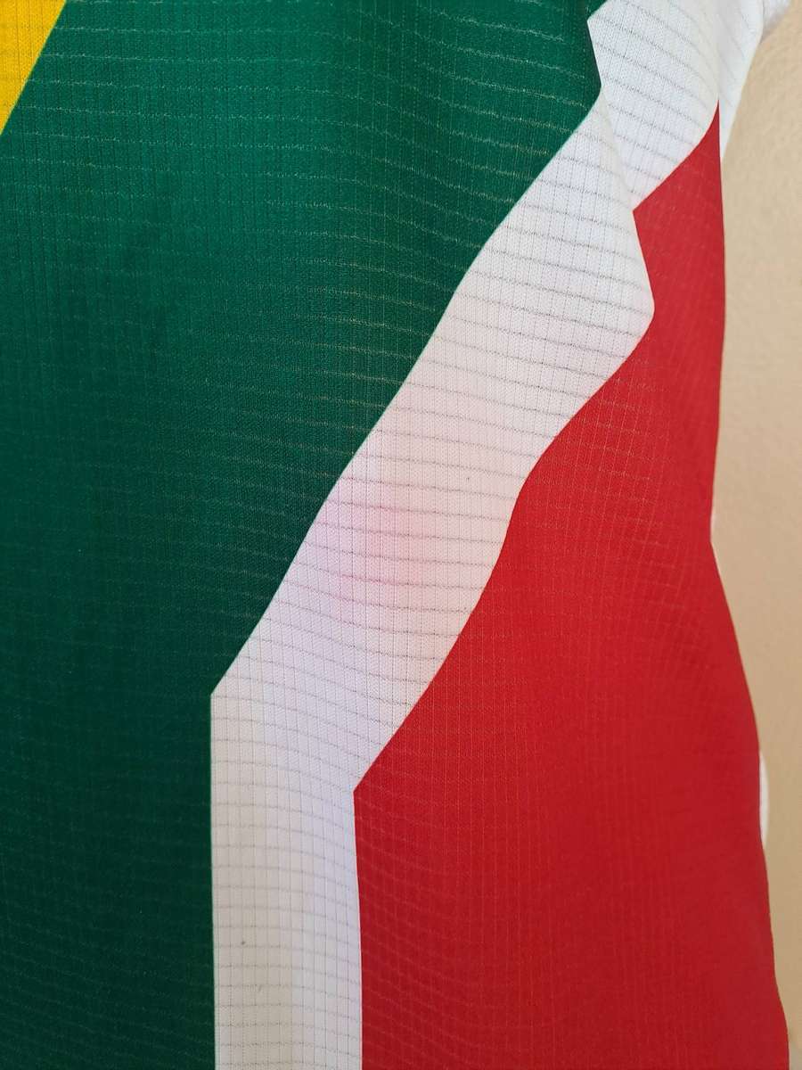 SA flag ladies running vest with flaw  size Small