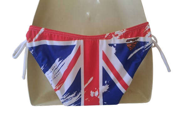 Bikini bottom Tie Union Jack Design  5 pieces (sizes 34, 36 x 3 and 38)