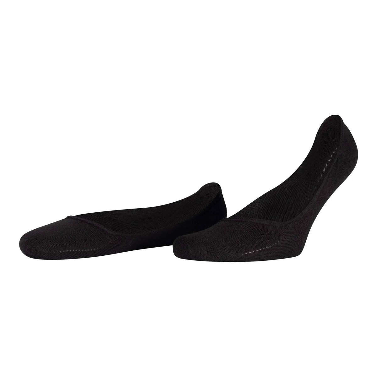Falke Invisible No-Show Socks Black  Size 10-12 (4 sets)