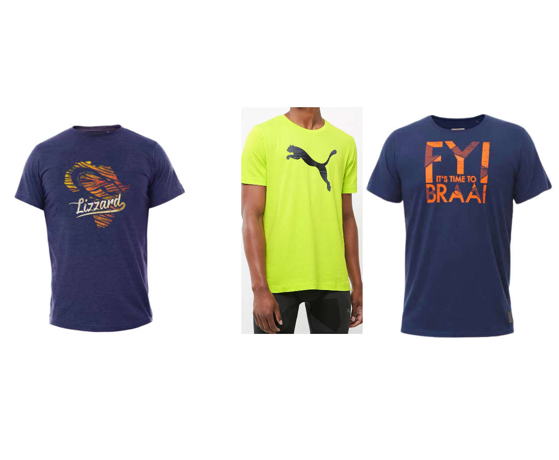 Lizzard & Puma Mens short-sleeve tee shirt x3 shirts  size Medium (M)