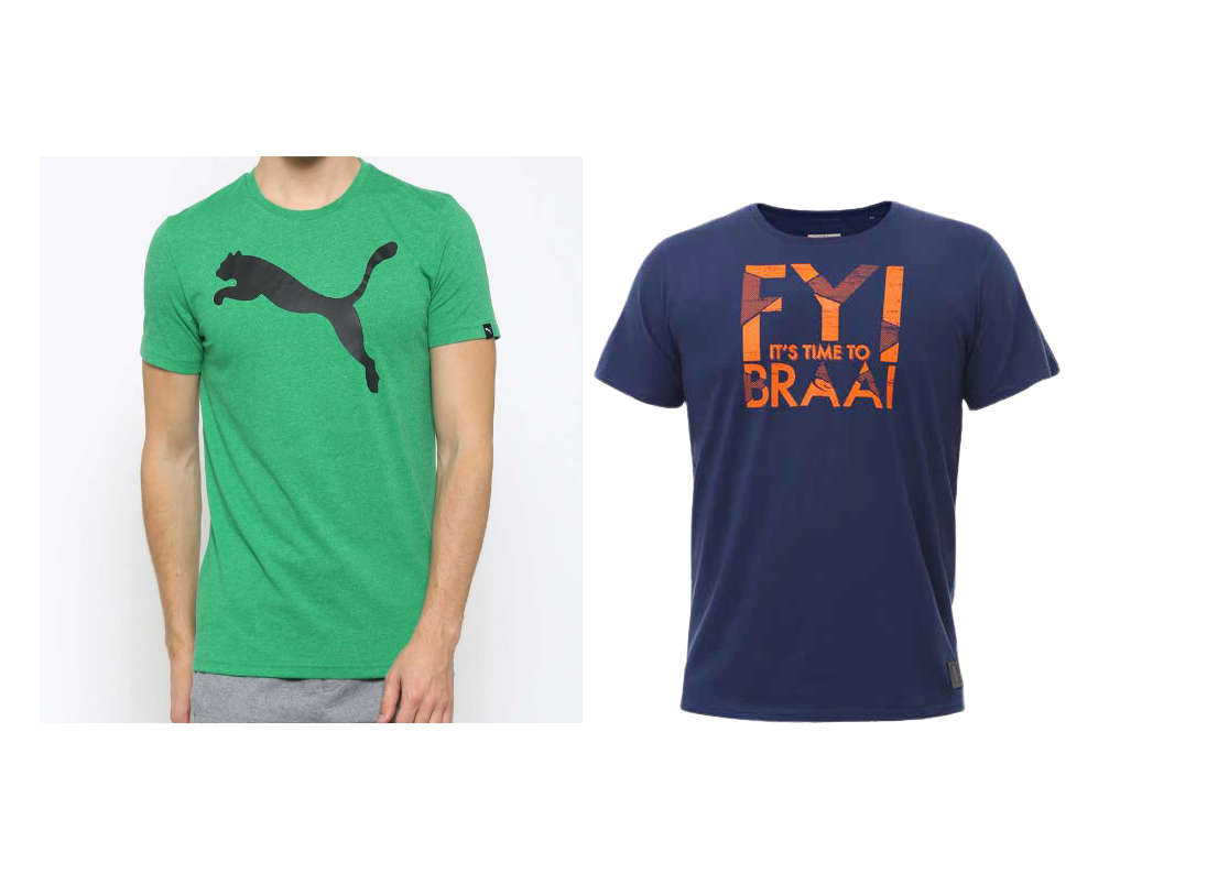 Lizzard & Puma Mens short-sleeve tee shirts  size X-Large (XL) - 2 shirts