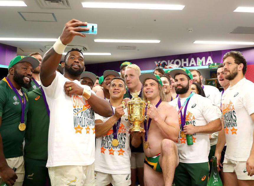 Springboks Champions T-Shirt White 3XL, Braai Apron and Tattoos