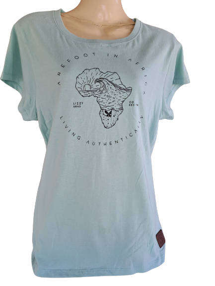 Lizzard ladies short-sleeve tee shirts x 2  Large