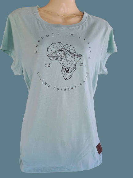 Lizzard ladies short-sleeve tee shirts x 2  Large