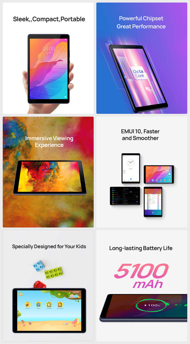 Huawei Matepad T8 Tablet LTE + WiFi | Boxed | With Accessories