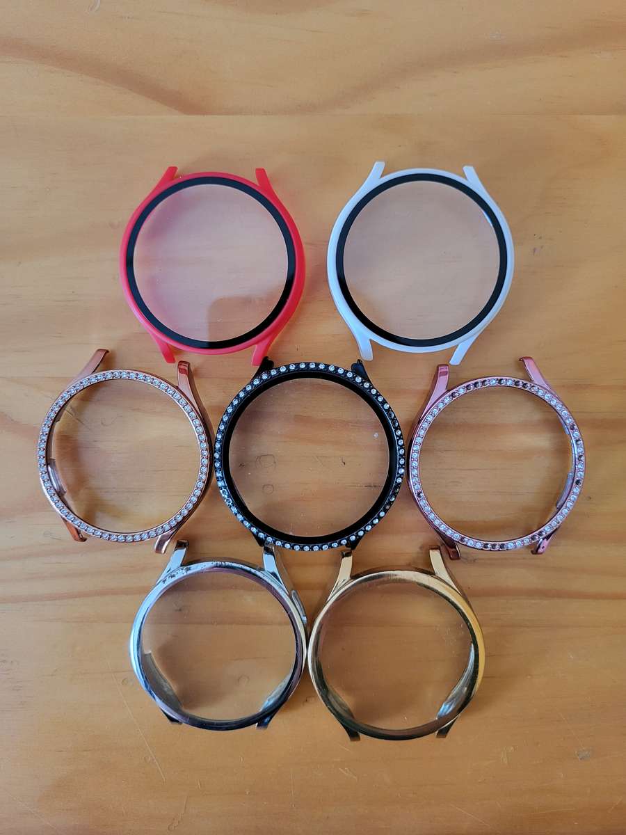 HUGE LOT | 14 × Samsung Watch 4 Accessories | Straps And Face Covers