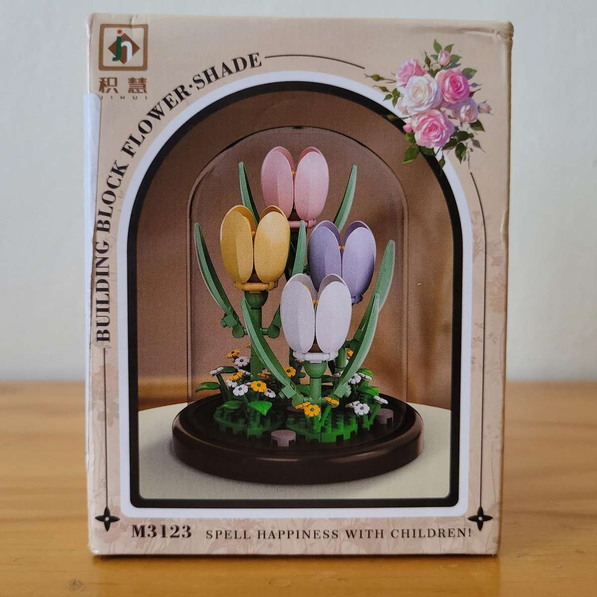 Eternal Tulip Building Blocks | With Dome Cover