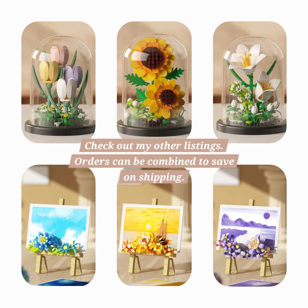 LEGO Mini Painting Easel | Golden Glow