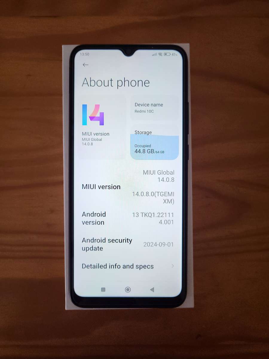 MINT Redmi 10C + Original Box & Accessories