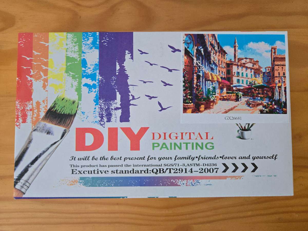 Paint by Numbers DIY | Florence Flower Market Italy