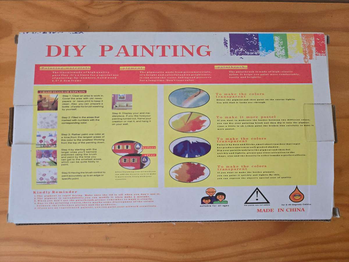 Paint by Numbers DIY | Florence Flower Market Italy