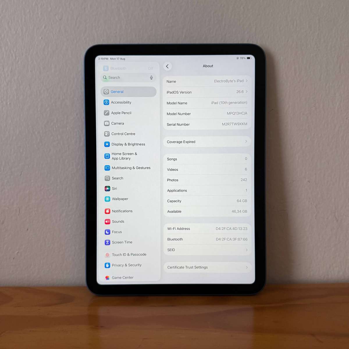 Apple iPad 2022 10th Gen 64GB