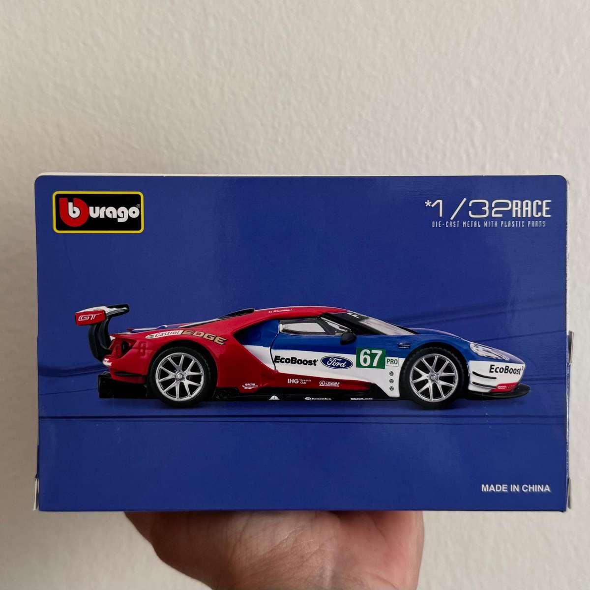 NEW COLLECTOR ITEM | Bburago Ford GT Race | 1:32 Model Car