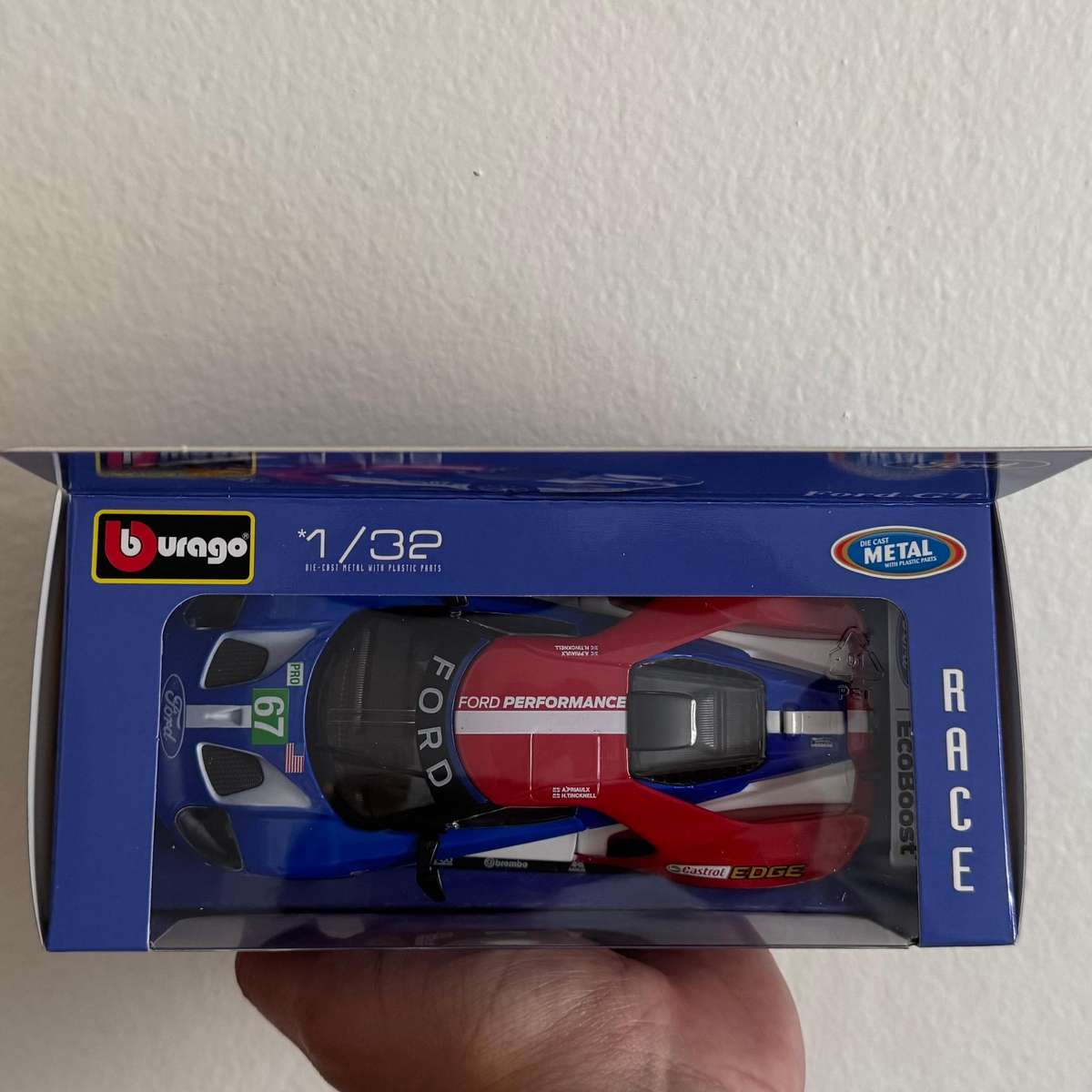 NEW COLLECTOR ITEM | Bburago Ford GT Race | 1:32 Model Car