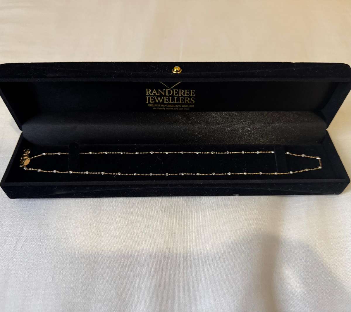 18K Gold Beaded Chain | 45cm