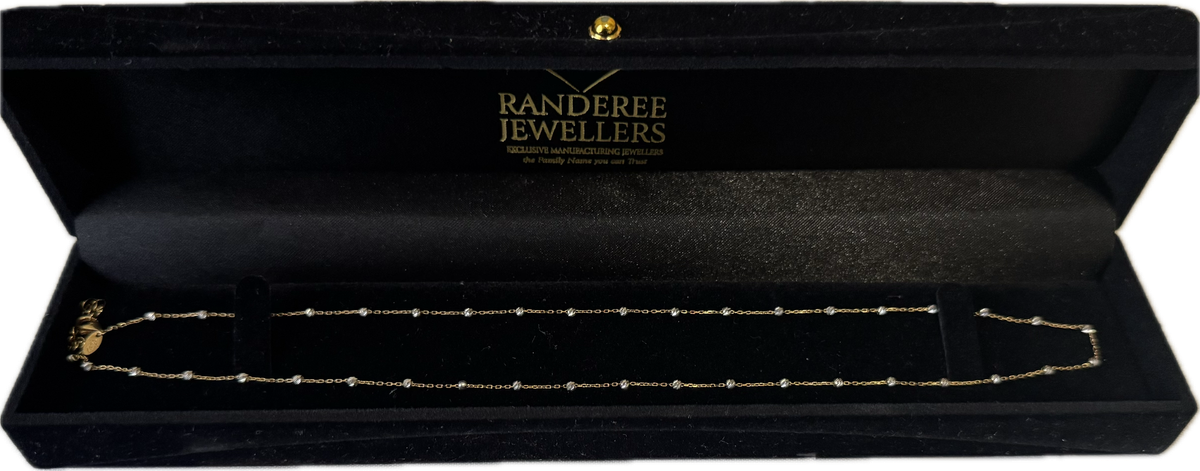 18K Gold Beaded Chain | 45cm