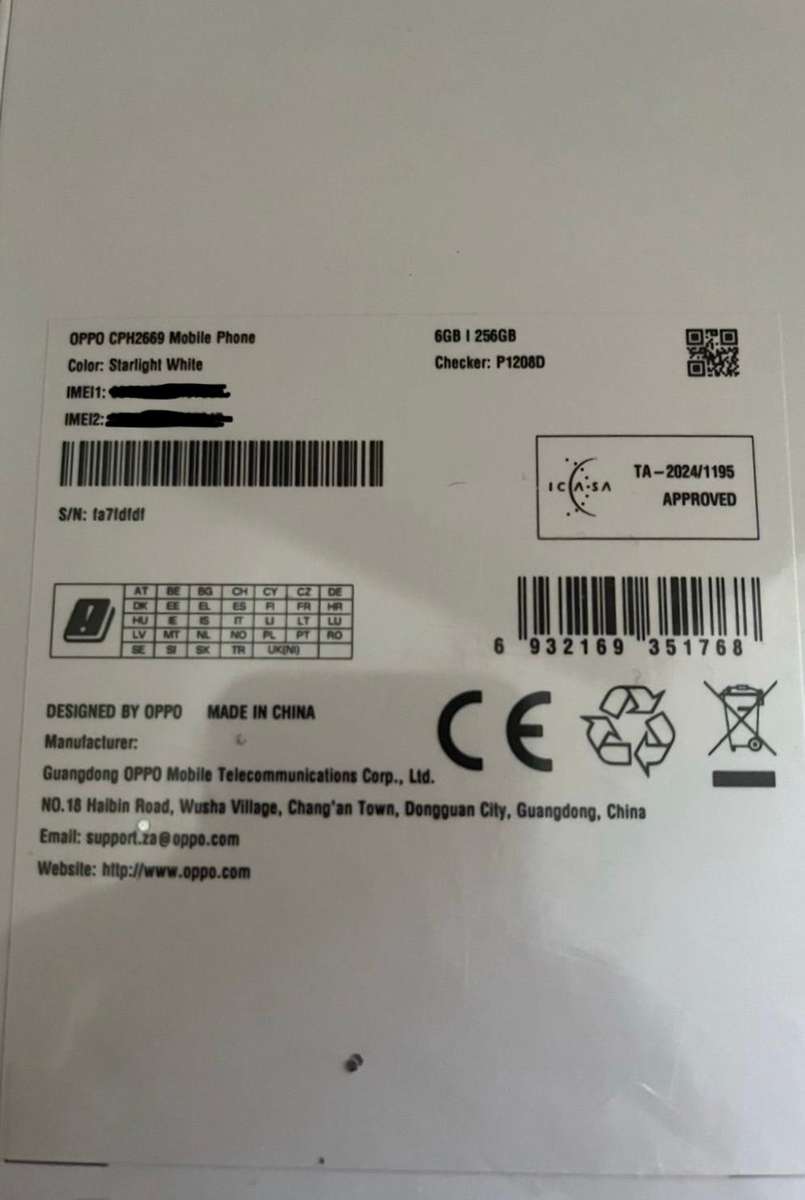 Oppo A40M | 256GB | Dual SIM