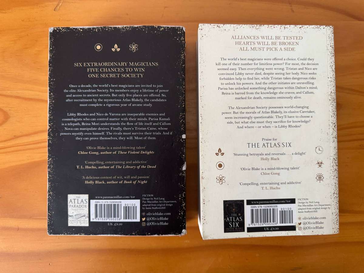 The Atlas Six + Atlas Paradox - Olivie Blake