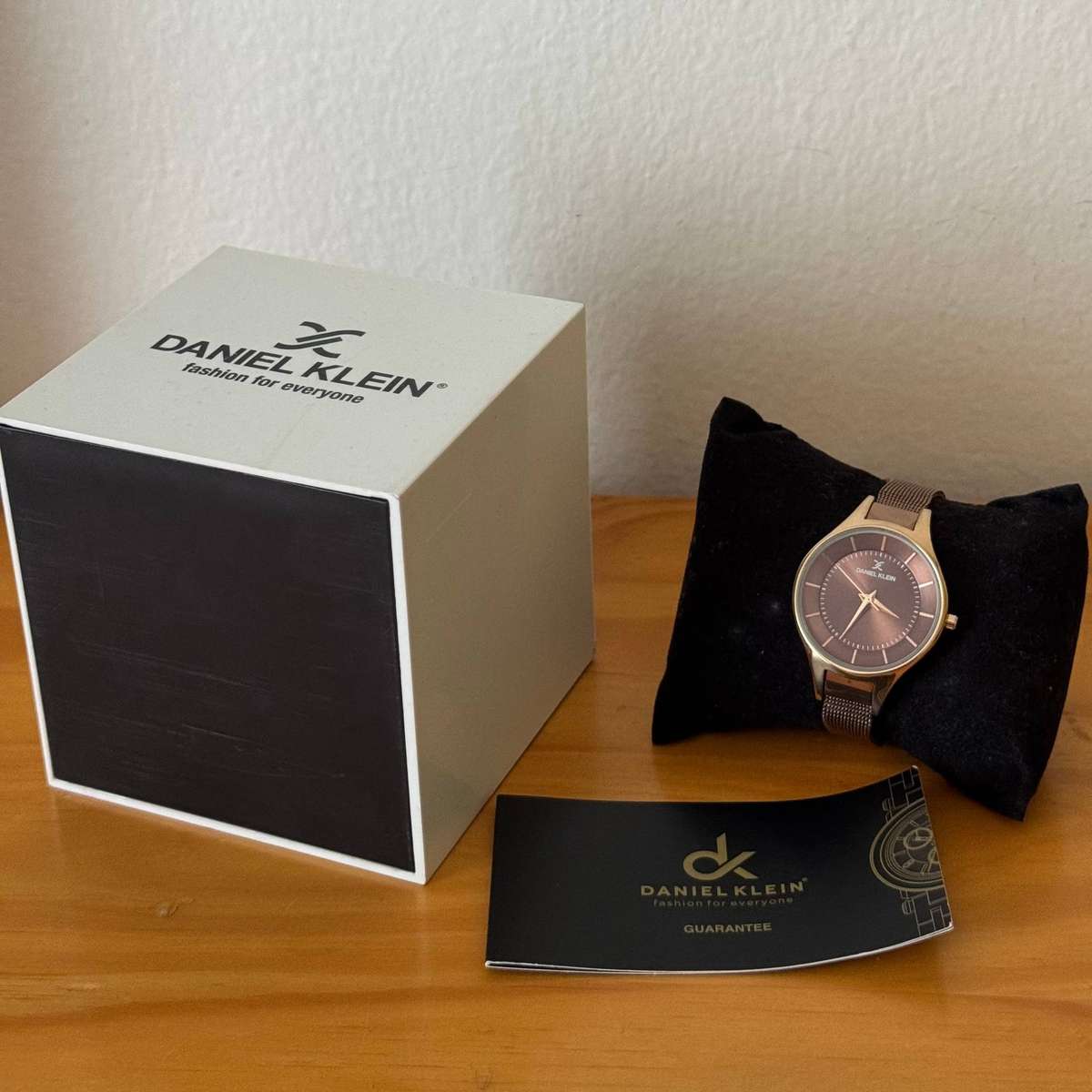 Daniel Klein Womens Rose Gold SS Watch