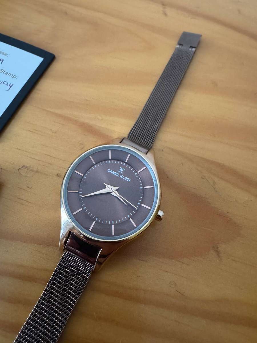 Daniel Klein Womens Rose Gold SS Watch