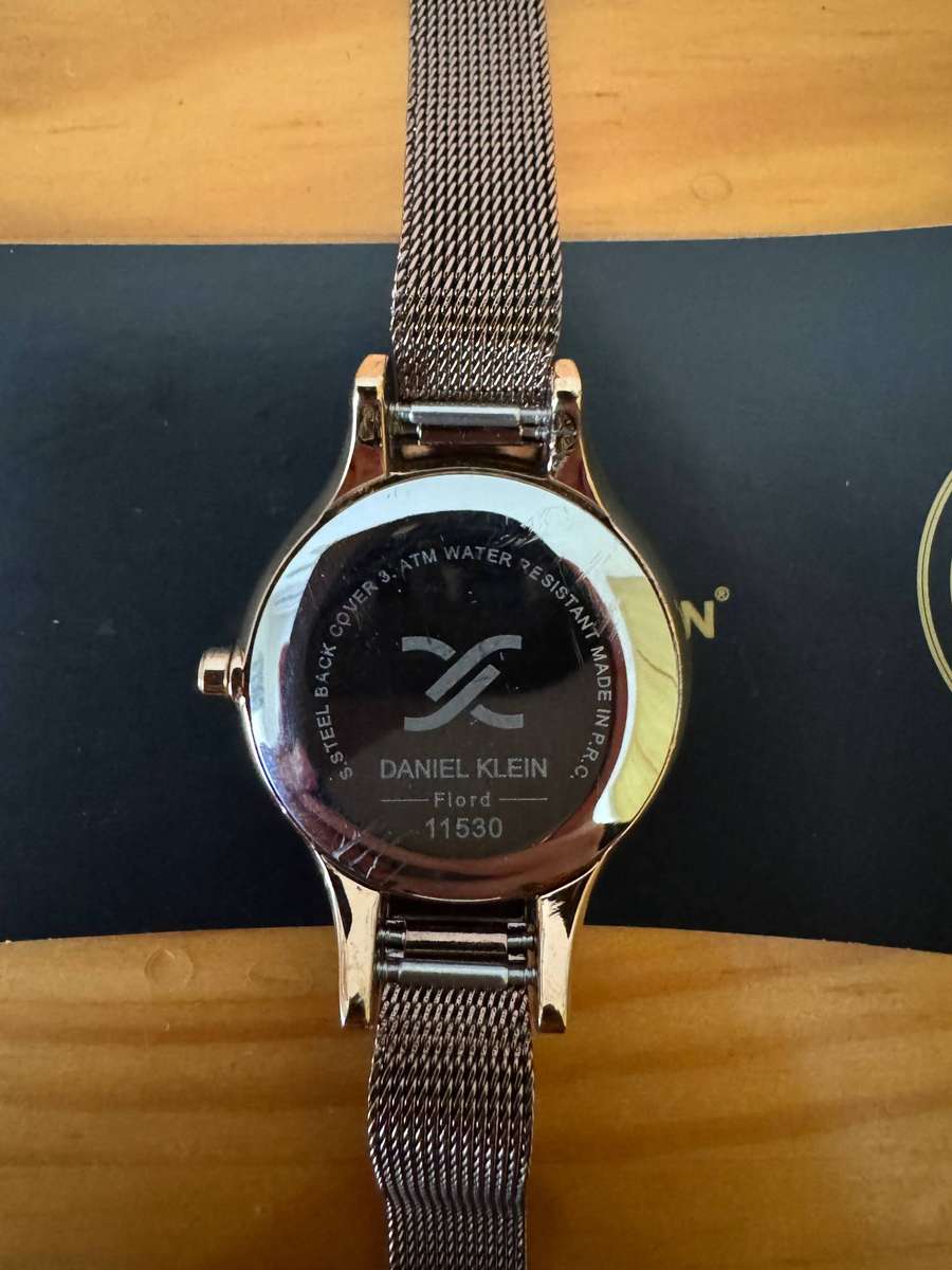 Daniel Klein Womens Rose Gold SS Watch