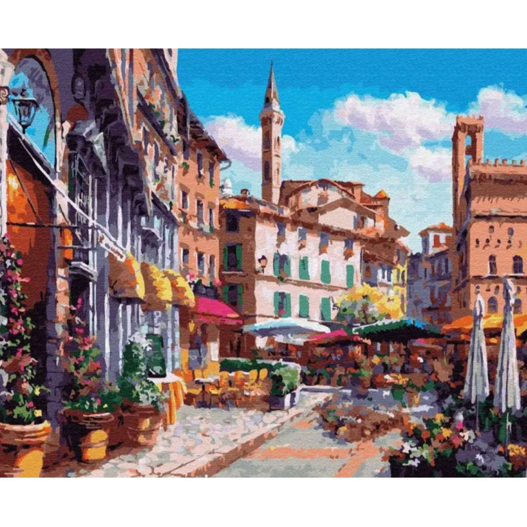 Paint by Numbers DIY | Florence Flower Market Italy