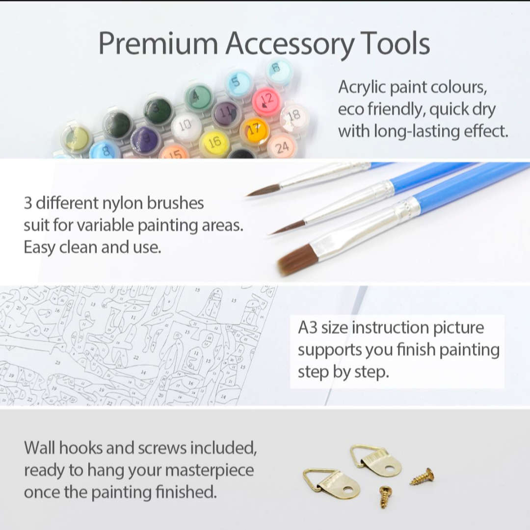 Paint by Numbers DIY | Florence Flower Market Italy