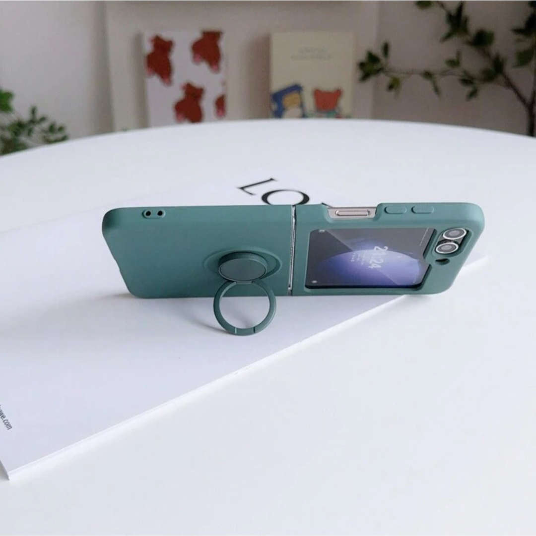 Samsung Galaxy Z Flip 6 Silicone Case | Purple Grey