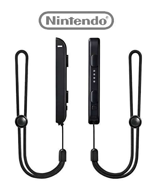 2 × Original Nintendo Switch Joycon Straps | Black
