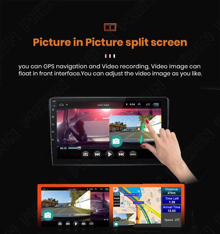 9" Android 10.1 Stereo Radio GPS Player 2+32G For BMW 1-Series Auto AC 2004-2011