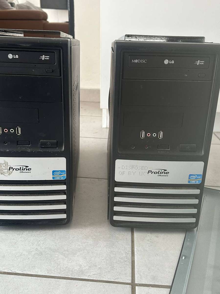2x Proline I3 PC Tower