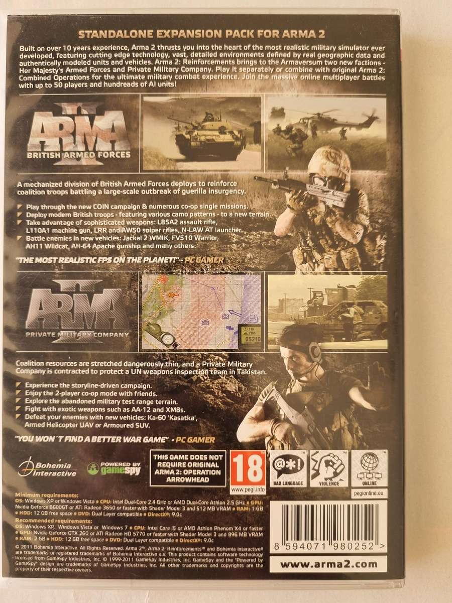 Arma 2 Reinforcements PC Game