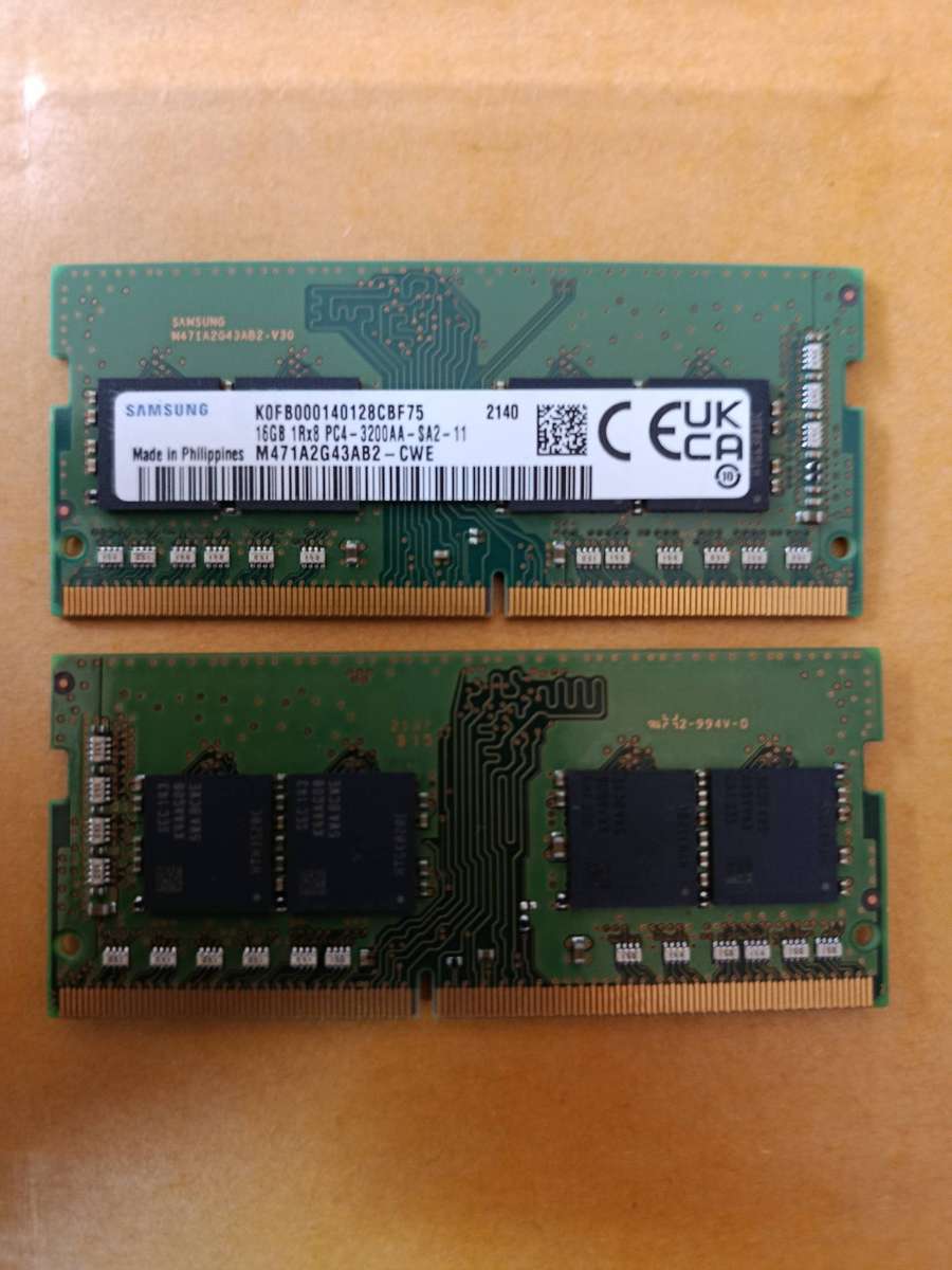 Samsung 16GB 1Rx8 PC4 - 3200AA - SA2-11