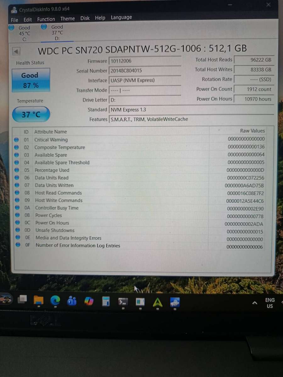 Western Digital 512GB NVMe SN720 SSD
