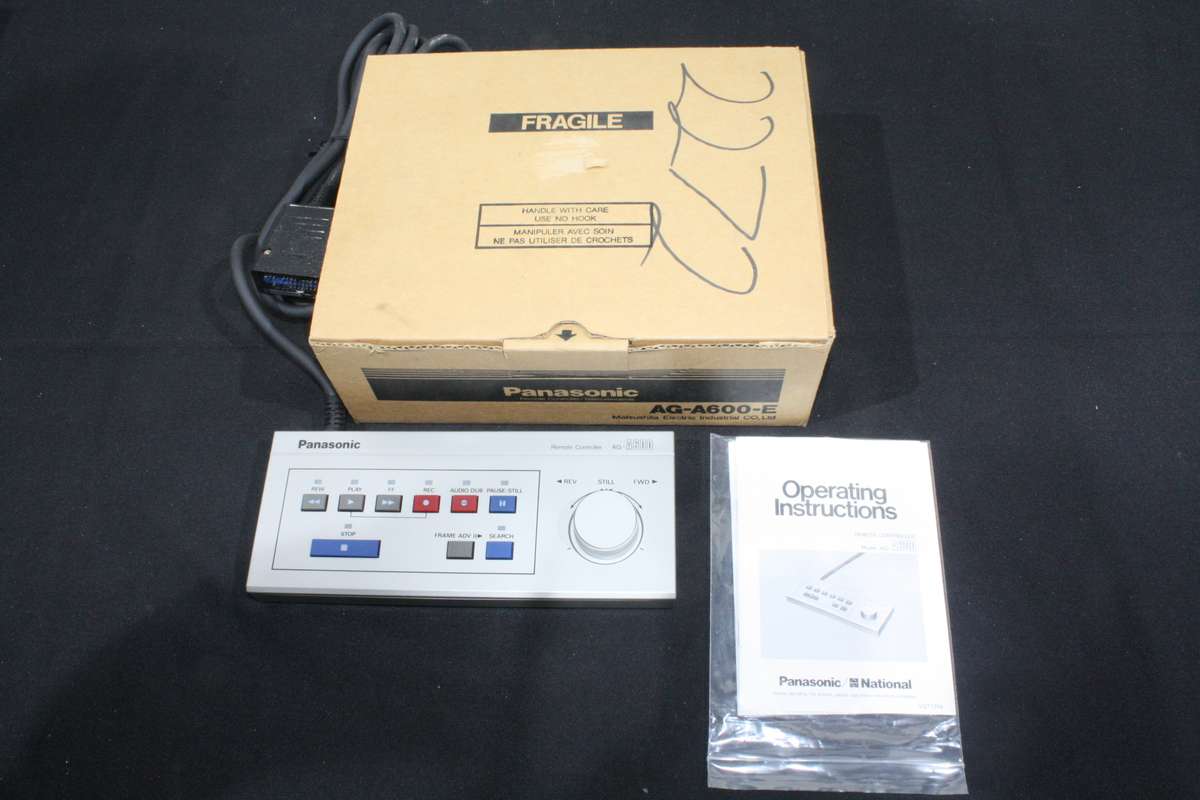 Panasonic AG-A600-E Remote Controller  Vintage Video Editing Gem!