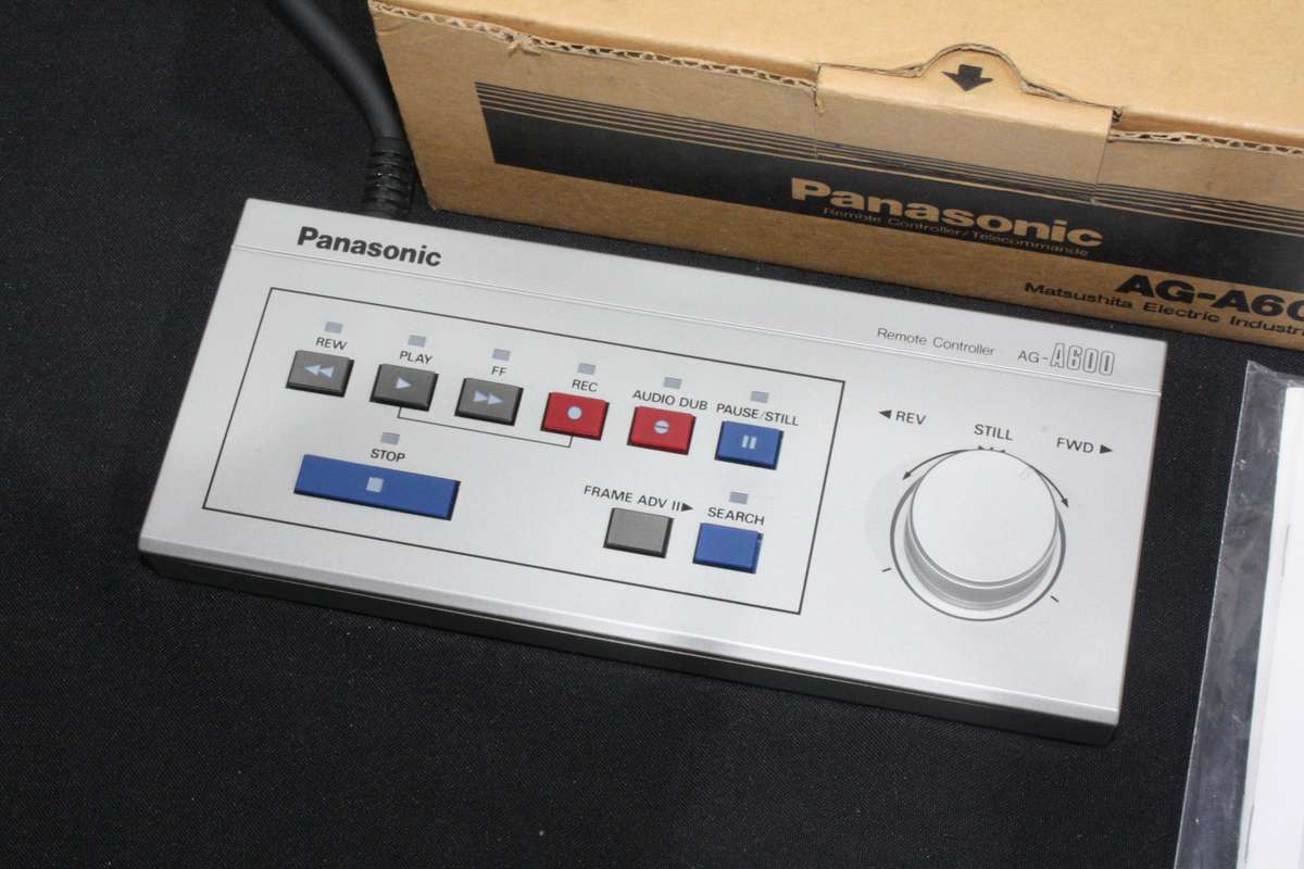 Panasonic AG-A600-E Remote Controller  Vintage Video Editing Gem!