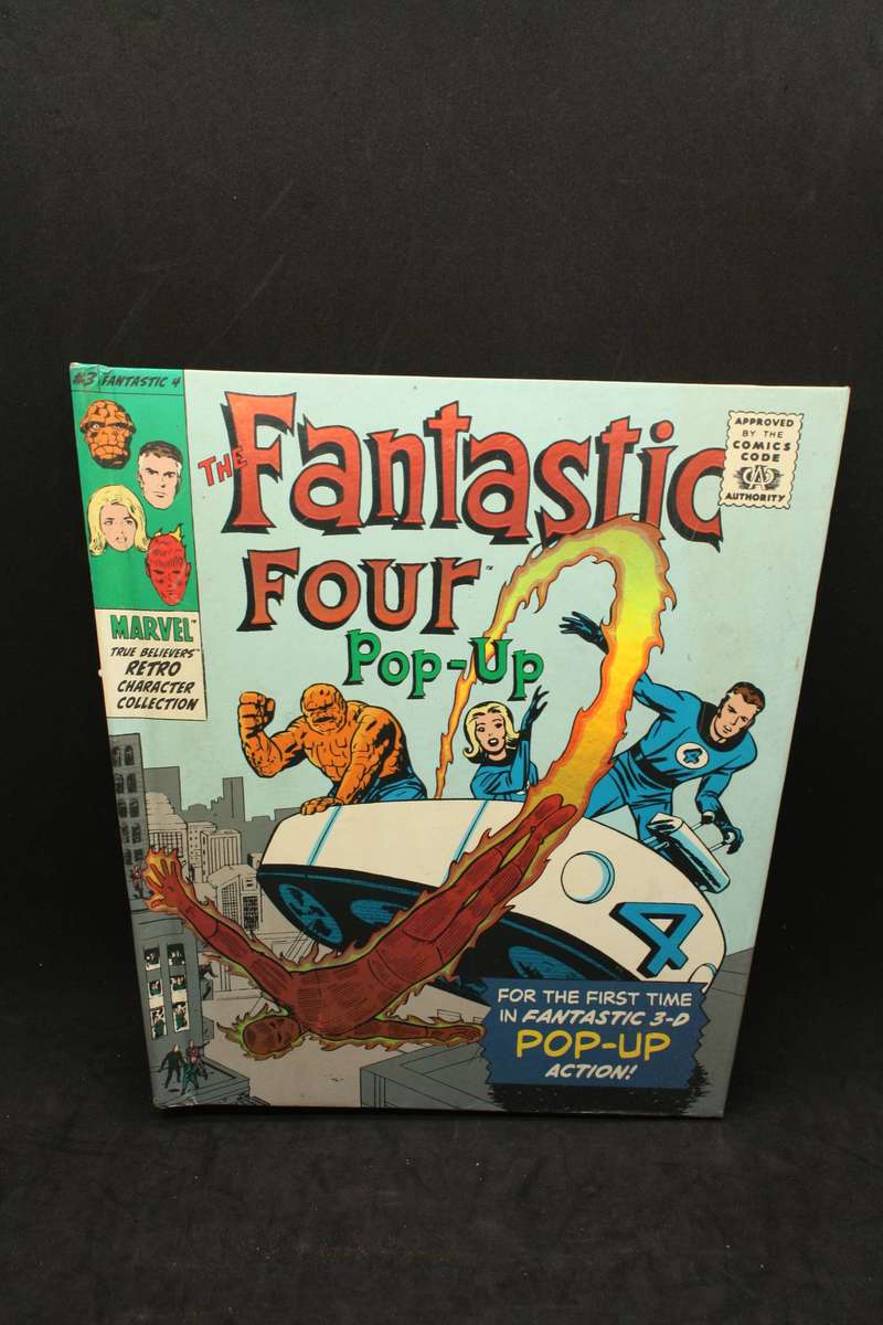The Fantastic Four pop-up comic book