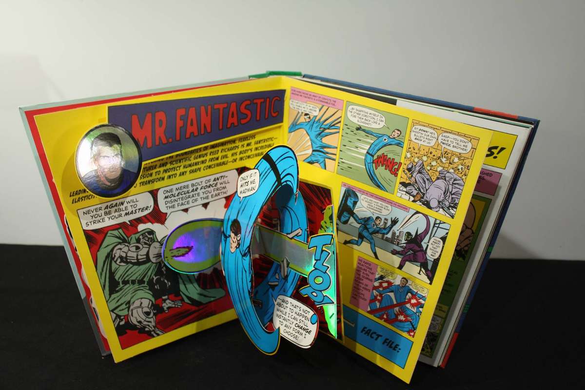 The Fantastic Four pop-up comic book